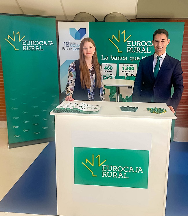 Eurocaja Rural busca talento en el XVIII Foro de Empleo UCLM 3E