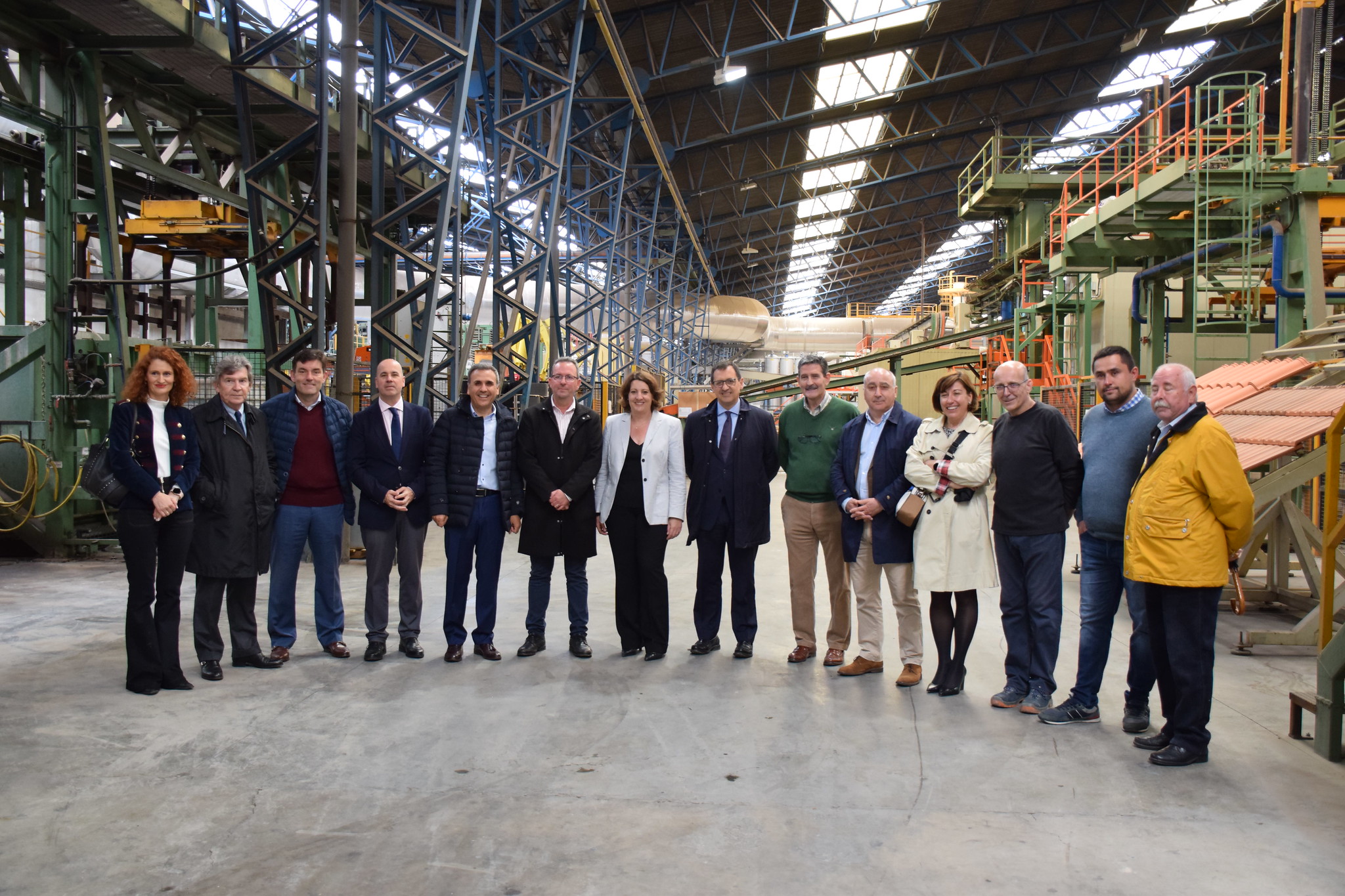 Patricia Franco visita la empresa Cerámicas Mazarrón