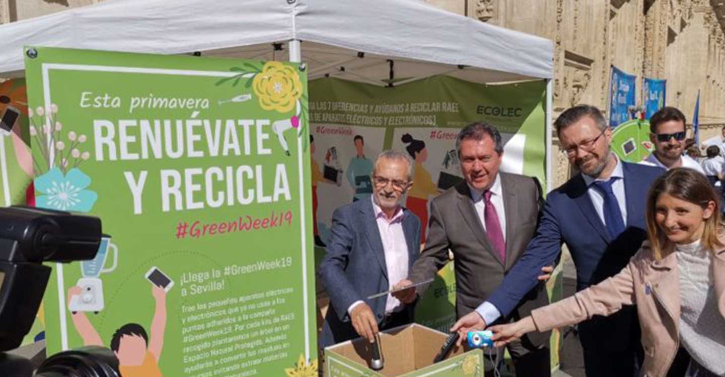 La Fundación ECOLEC celebra la cuarta edición de la #GREENWEEK20 en Toledo con el objetivo de concienciar sobre el reciclaje de aparatos eléctricos y electrónicos