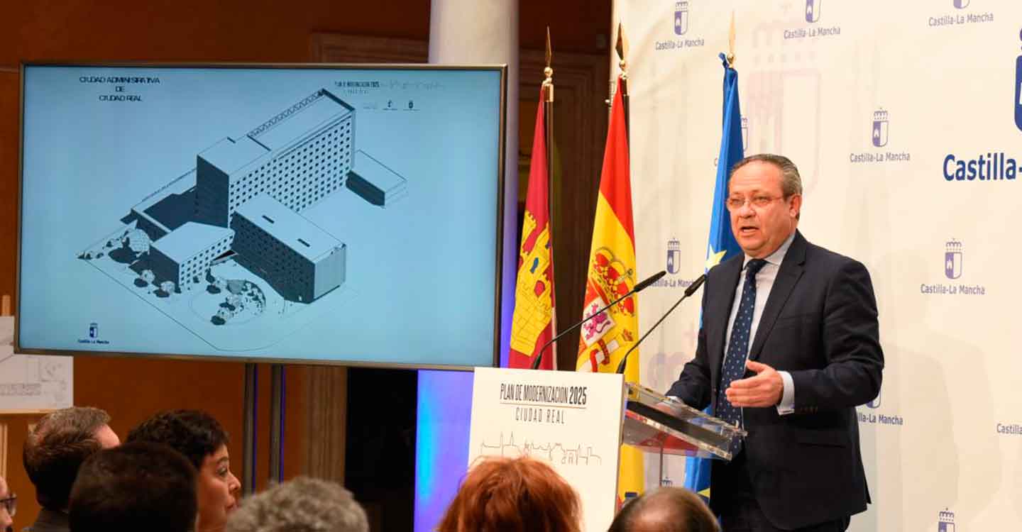 El Gobierno regional licita el contrato de redacción del proyecto de ejecución de obras de la nueva Ciudad Administrativa de Ciudad Real 