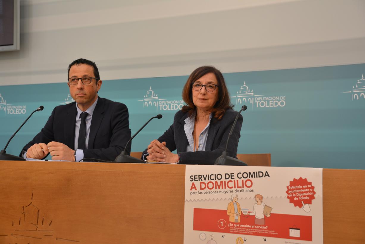 El Gobierno de Castilla-La Mancha y la Diputación de Toledo desarrollan el programa de comidas a domicilio en 131 municipios de la provincia