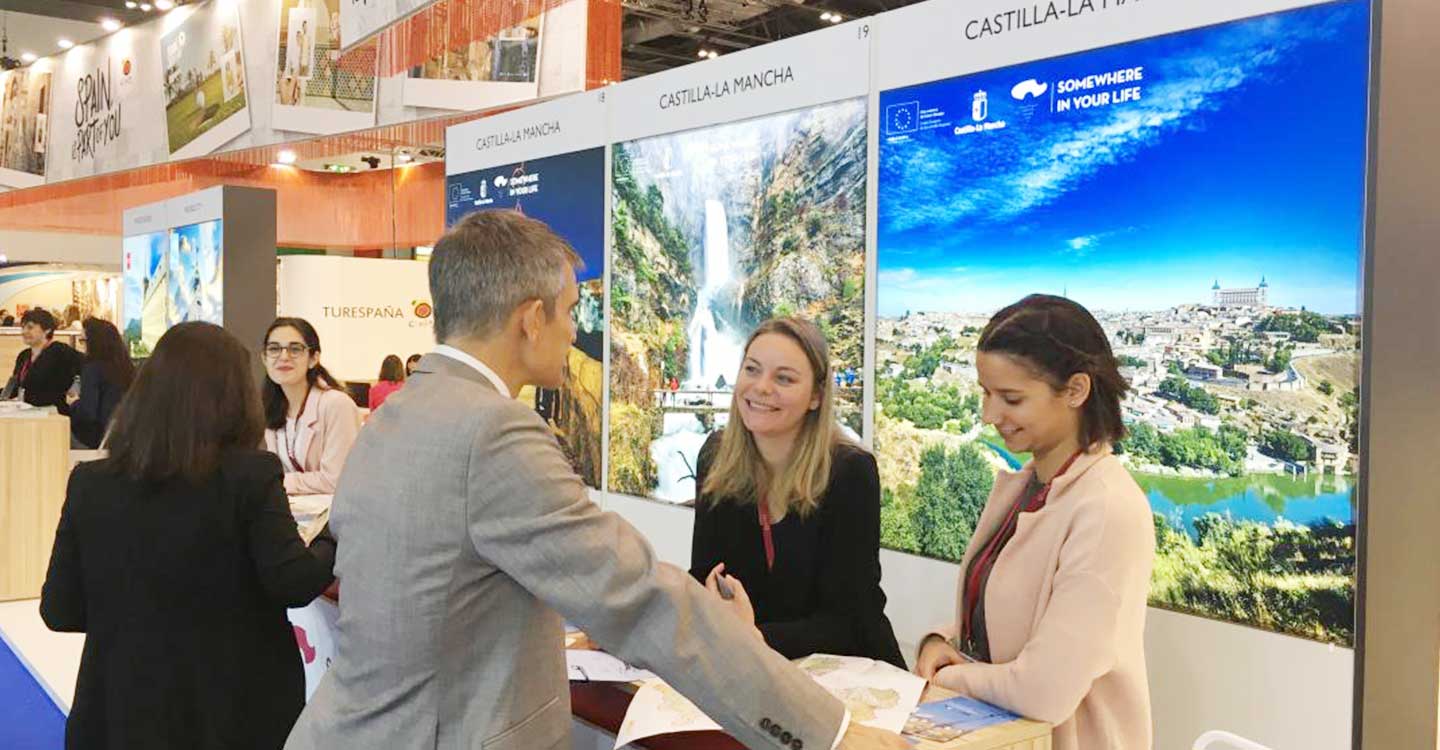 El Gobierno de Castilla-La Mancha apoya la presencia de empresas turísticas de la región en la feria World Travel Market de Londres 