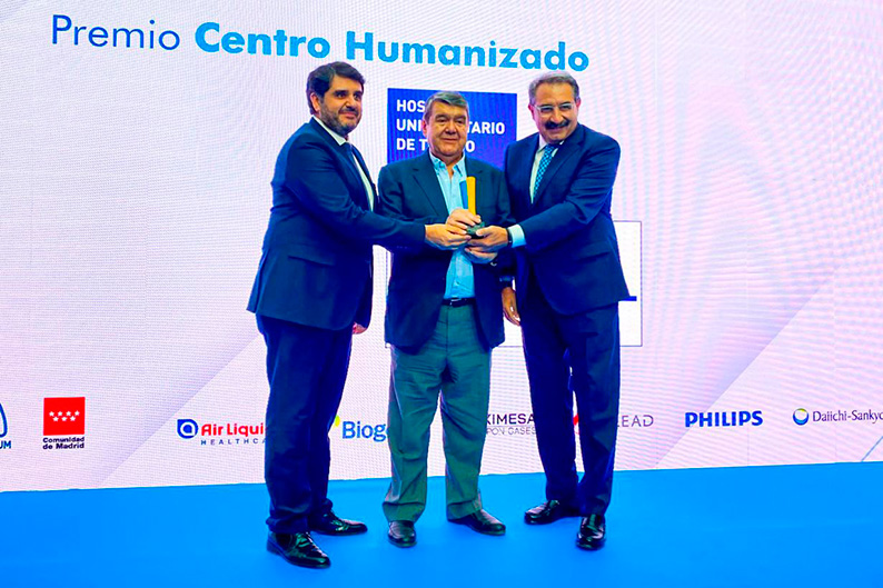 El Hospital Universitario de Toledo recibe el premio al Centro Humanizado del diario sanitario digital ‘ConSalud’