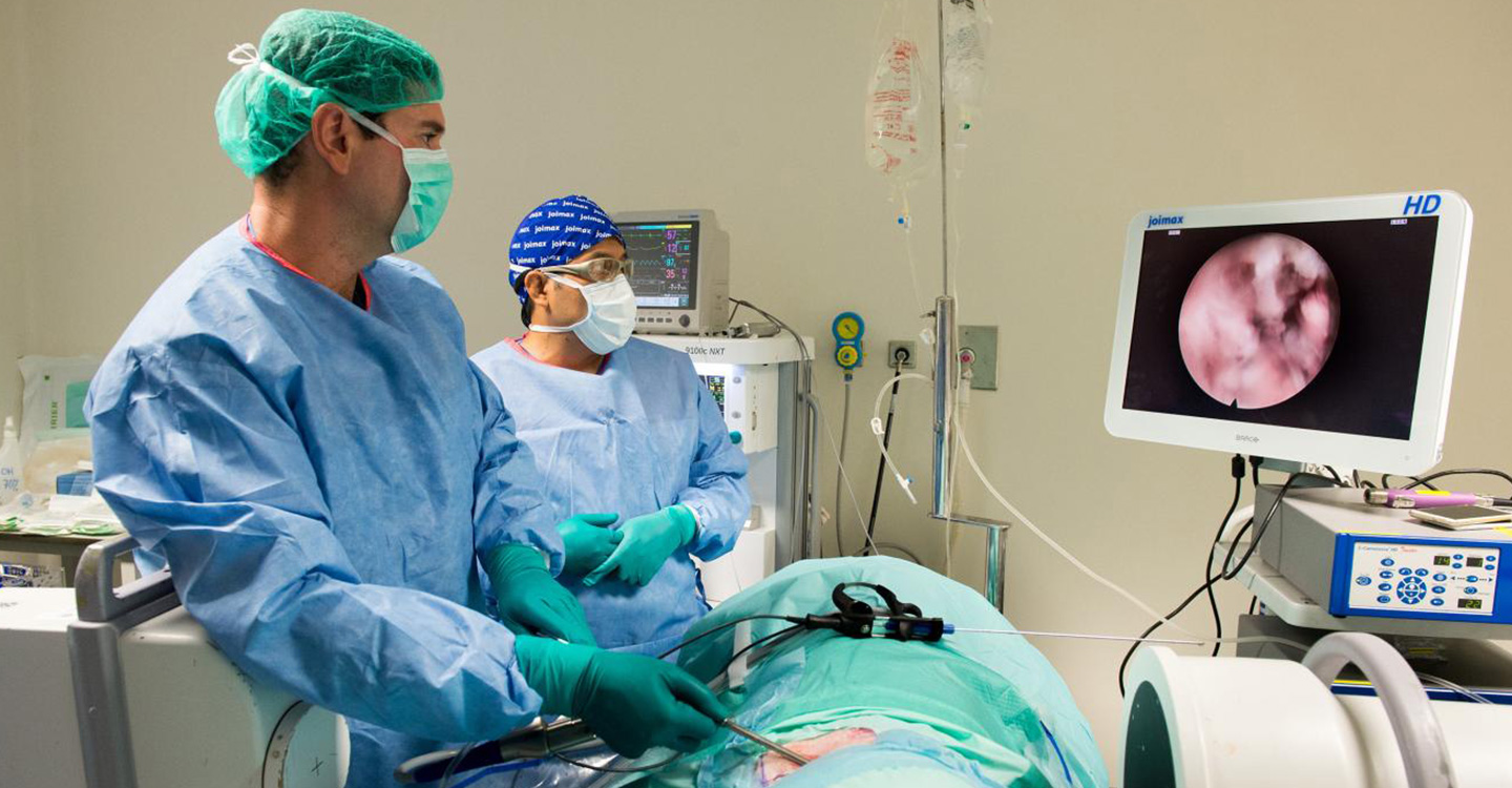 La Unidad de Cirugía Experimental del Hospital Nacional de Parapléjicos acoge un curso de cirugía endoscópica de la columna vertebral