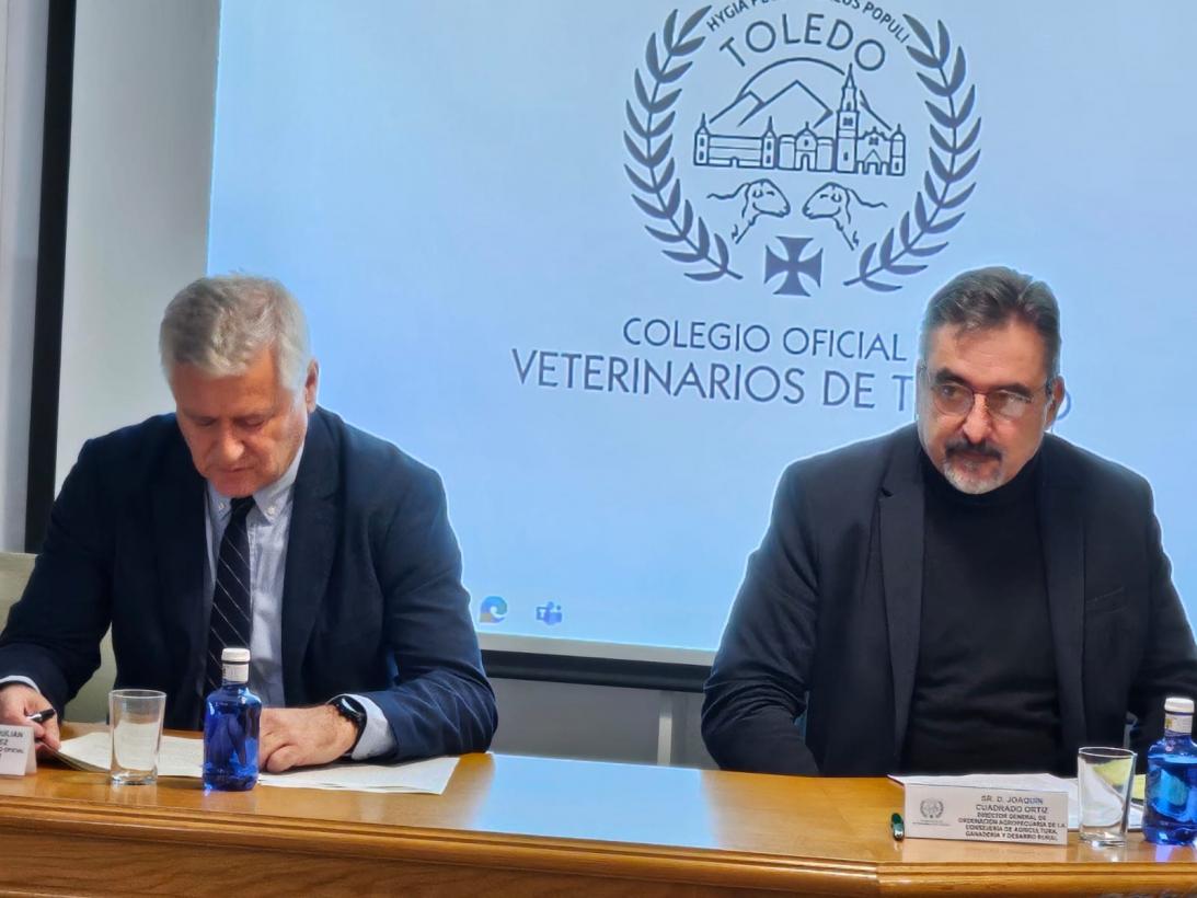 Castilla-La Mancha apoya la labor de los veterinarios en su trabajo contra las nuevas enfermedades que afectan a la ganadería