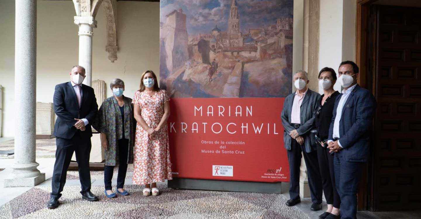 Un total de 80 obras del pintor polaco Marian Kratochwil se exponen ya y hasta el 3 de octubre en el Museo de Santa Cruz de Toledo  