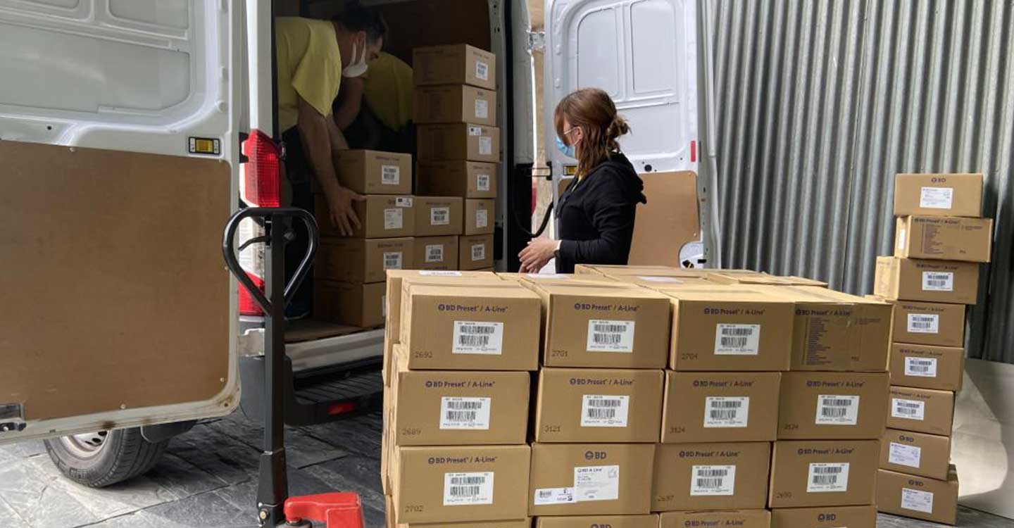 El Gobierno de Castilla-La Mancha ha distribuido esta semana más de 210.000 artículos de protección a los centros sanitarios