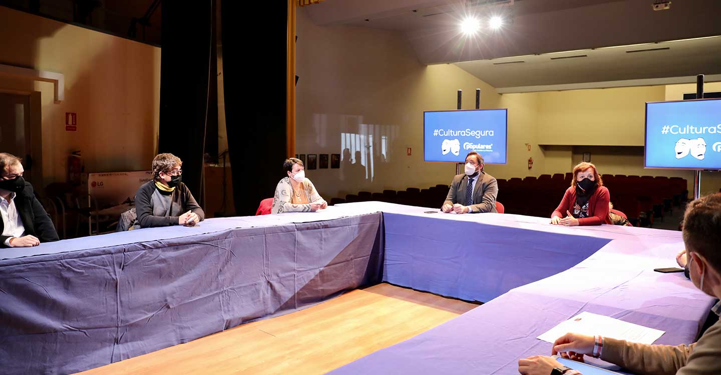 Núñez afirma que la cultura es un valor a proteger y reclama la apertura de cines, teatros o auditorios garantizando las medidas de seguridad