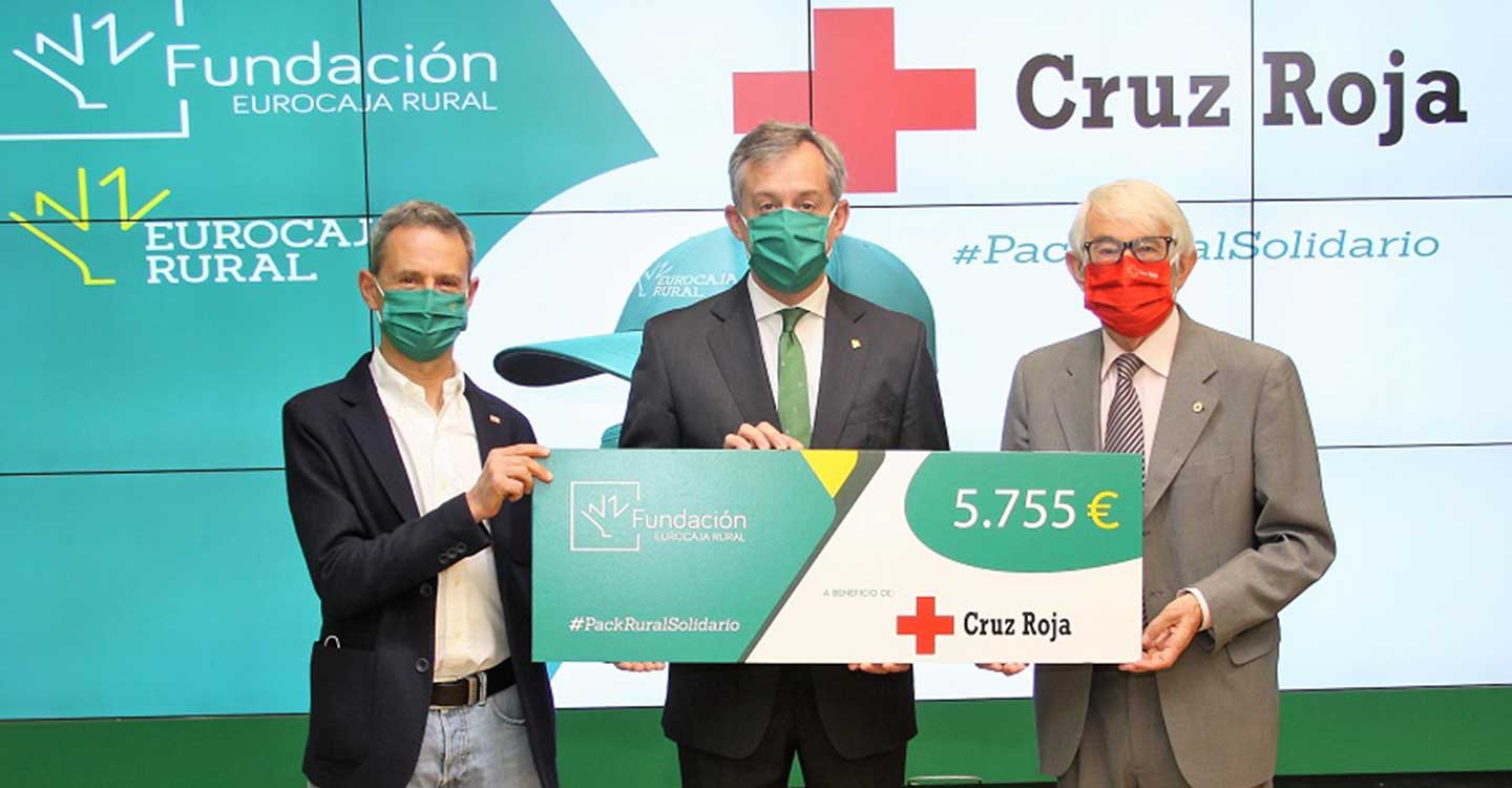 La campaña 'Pack Rural Solidario', de Fundación Eurocaja Rural, obtiene más de 5.700 euros en favor del 'Plan Cruz Roja RESPONDE frente al COVID-19'