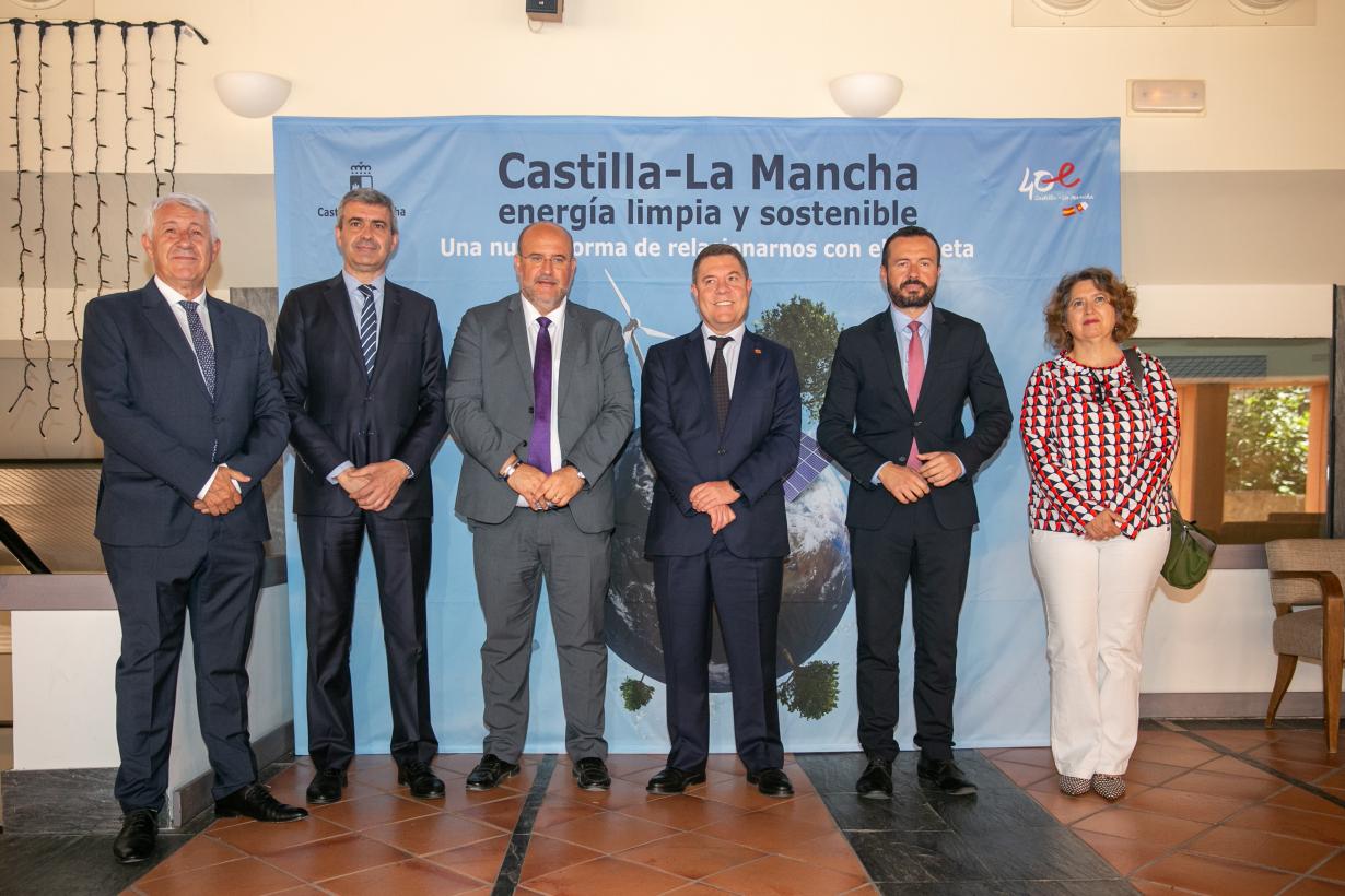 El presidente García-Page presenta el 'Plan Estratégico para el Desarrollo Energético de Castilla-La Mancha Horizonte 2030'