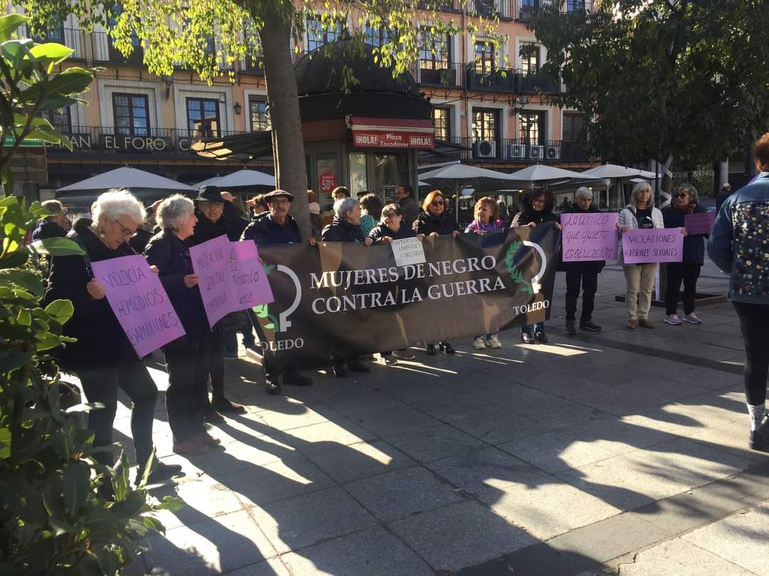 La Plataforma 8M Toledo muestra su apoyo y solidaridad con las compañeras de mujeres de negro de Toledo