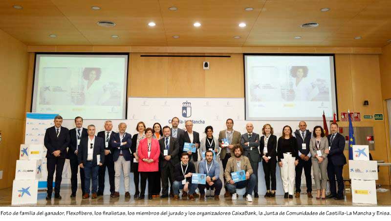 Flexofibers, reconocida como la start-up más innovadora de Castilla-La Mancha en los Premios EmprendeXXI