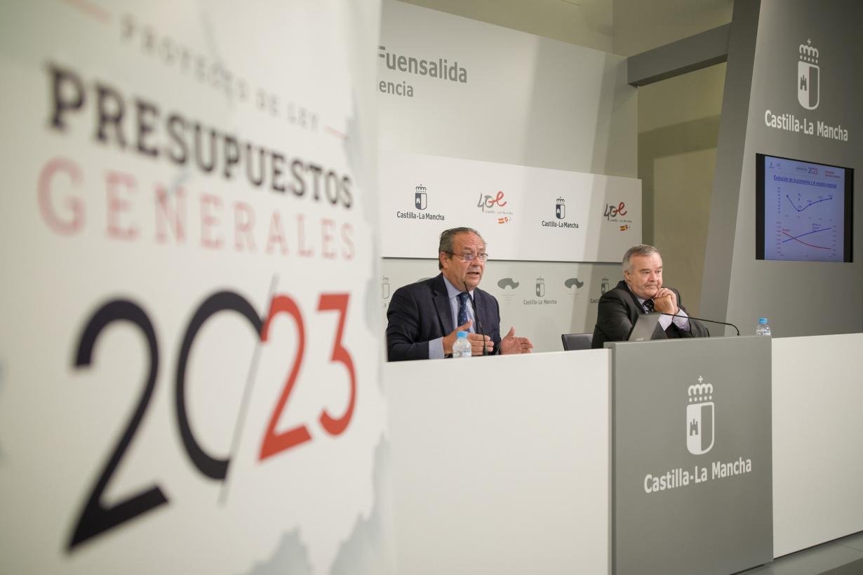 El presupuesto de Castilla-La Mancha para 2023 consolidará la senda de creación de riqueza y empleo, cumpliendo los compromisos adquiridos con la ciudadanía