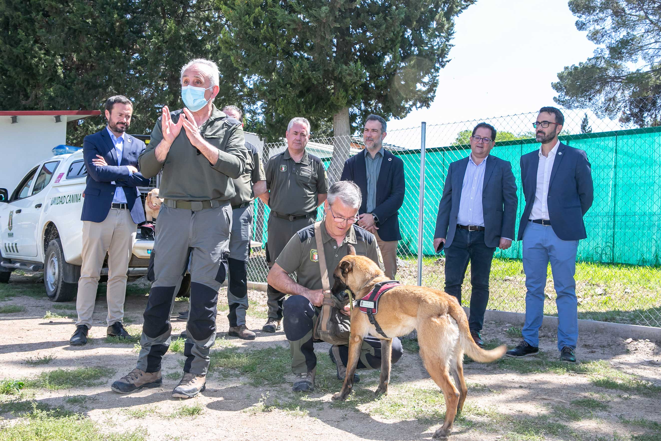 Se pone en marcha la segunda unidad canina del cuerpo de Agentes Medioambientales en Toledo para impulsar la lucha contra el uso ilegal del veneno en el medio natural 