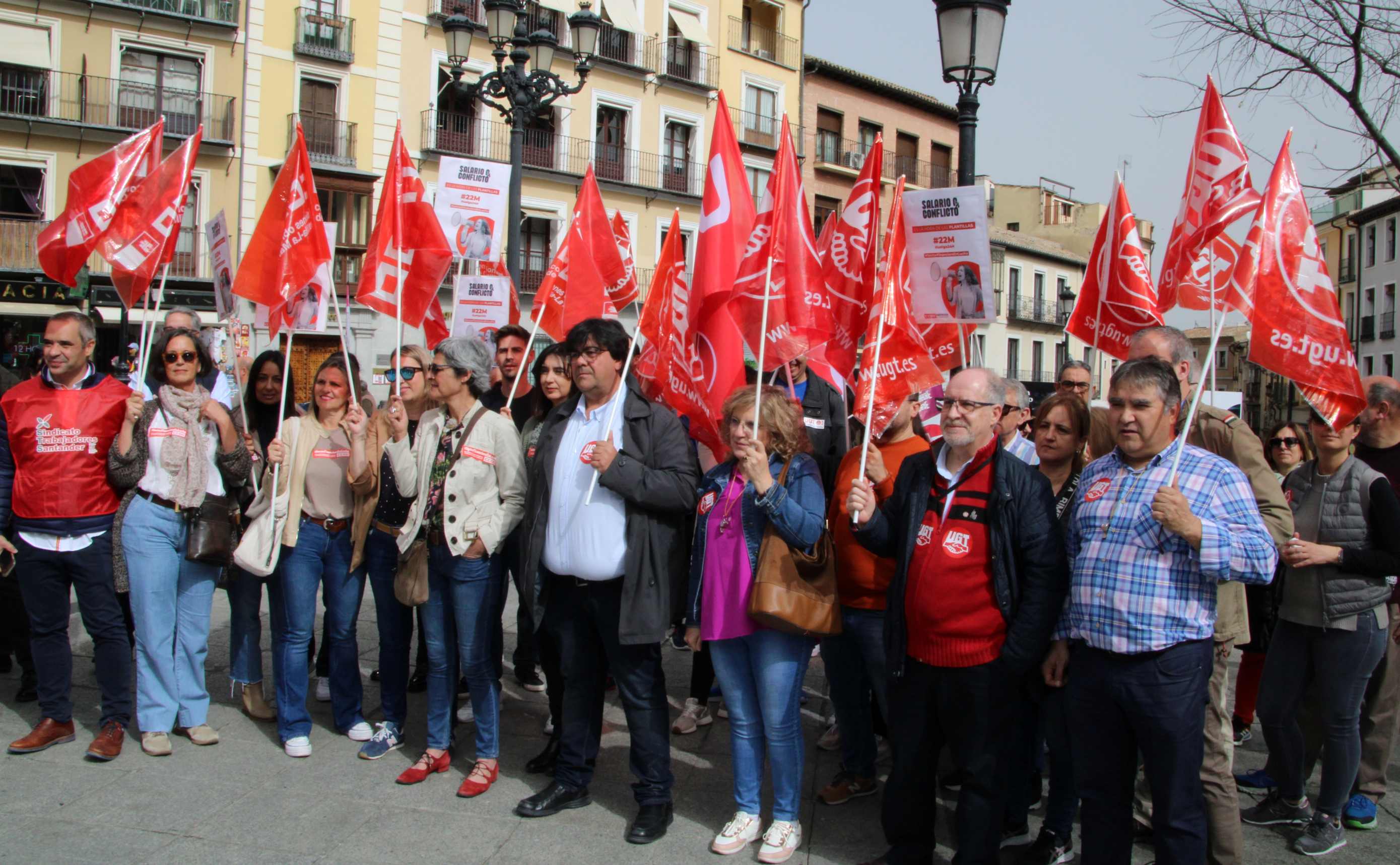 Seguimiento masivo en Castilla-La Mancha de la huelga de trabajadores/as del sector de la banca