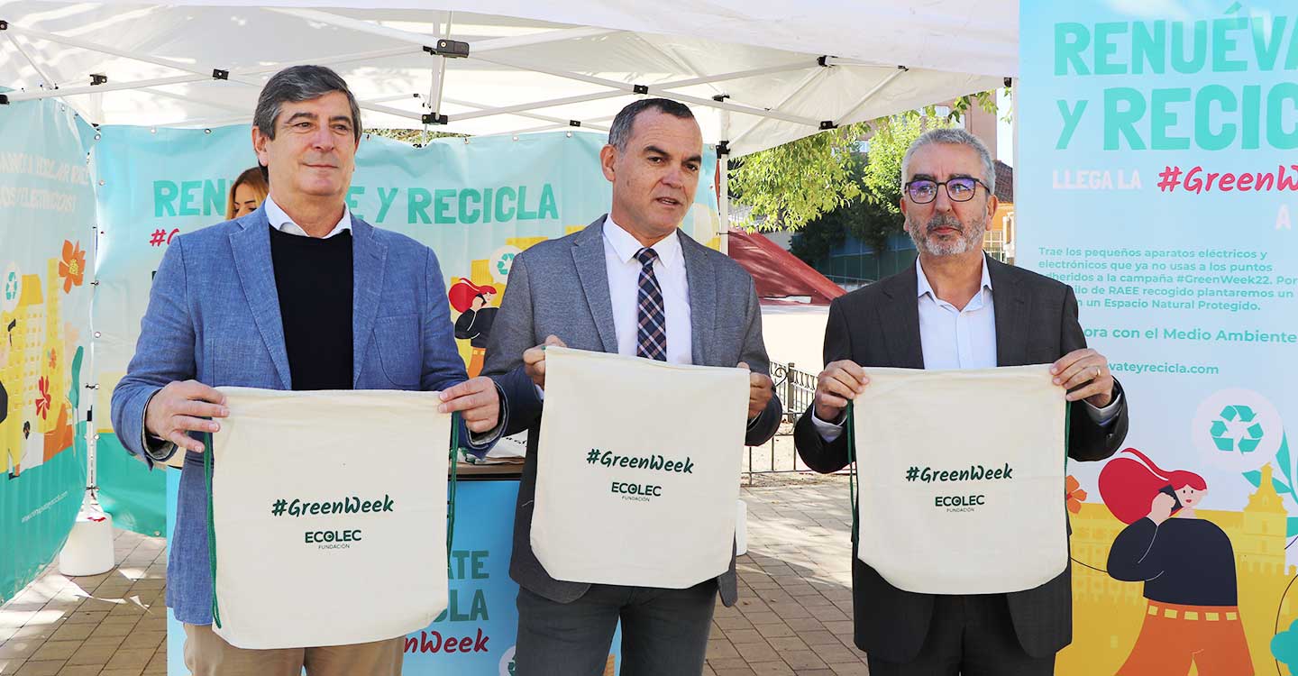 Toledo acoge la #GreenWeek22 de la Fundación Ecolec con el objetivo de concienciar sobre el reciclaje de RAEE