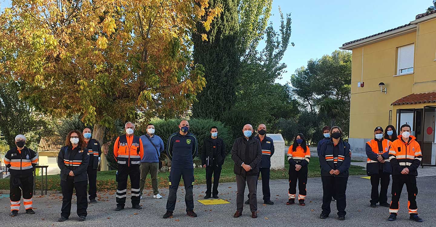 Un total de 20 voluntarios de agrupaciones de Protección Civil de la provincia de Toledo participan en el curso ‘Búsqueda de personas en grandes áreas’