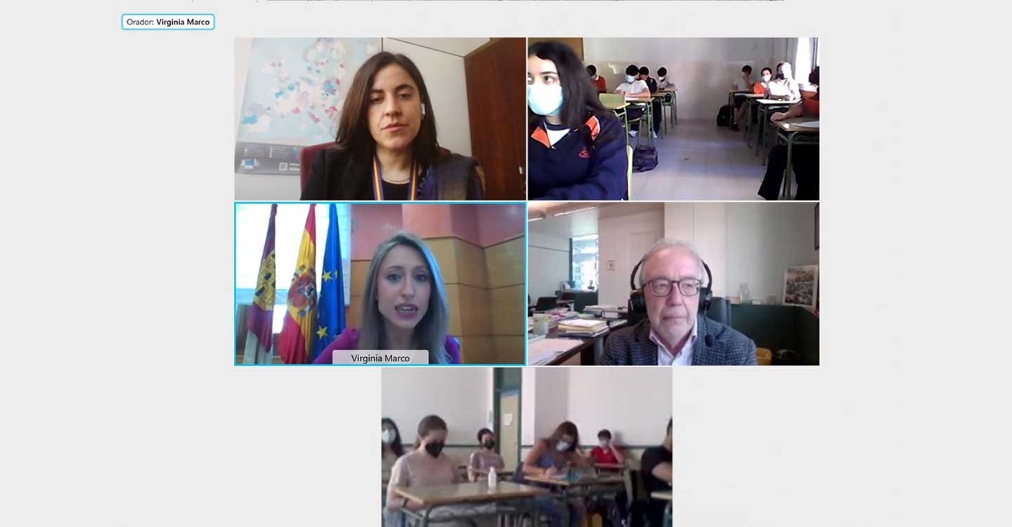 El Gobierno de Castilla-La Mancha participa en una visita virtual al Comité de las Regiones destinada al alumnado de la región