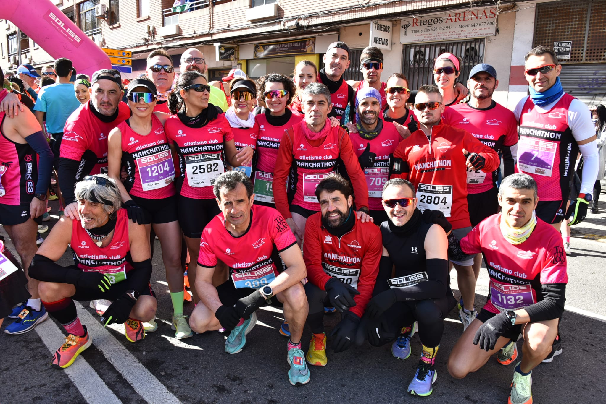 Una treintena de corredores del A.C. Manchathon disputaron la XVI Carrera Urbana Ciudad Real La Tribuna 10K