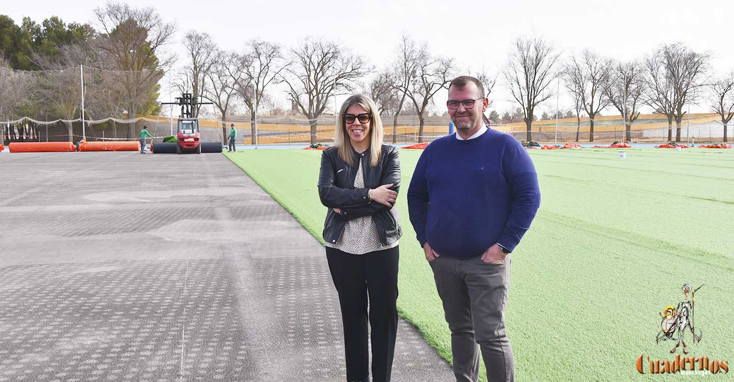 130.000 € serán destinados para el cambio del césped artificial en el campo de fútbol “Miguel Moreno” 