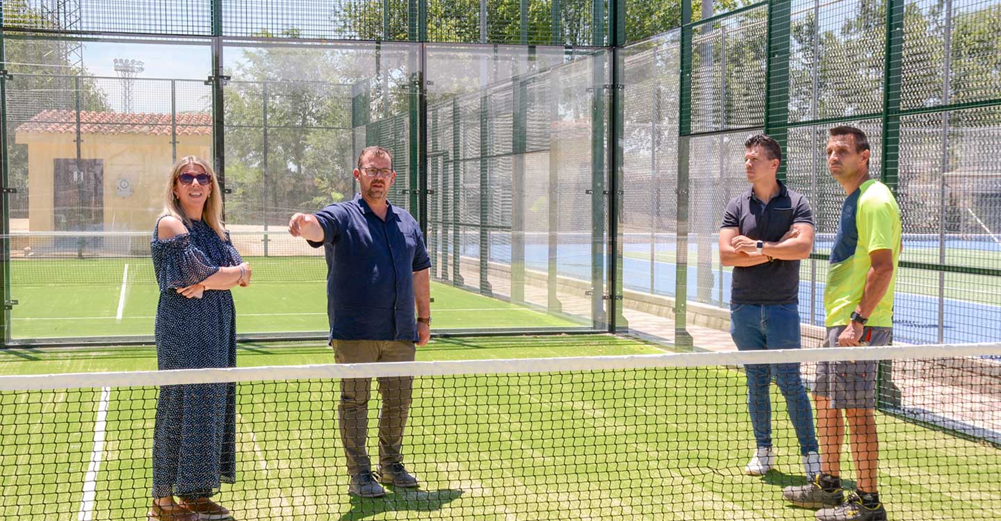 Listas las nuevas pistas de pádel de la Ciudad Deportiva