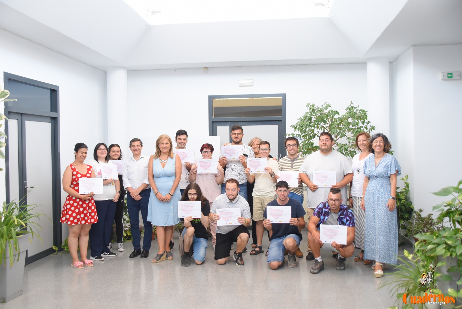 Con la entrega de diplomas se clausura la primera parte del curso Habilidades para el Empleo y Operario de Mantenimiento Industrial y Almacén