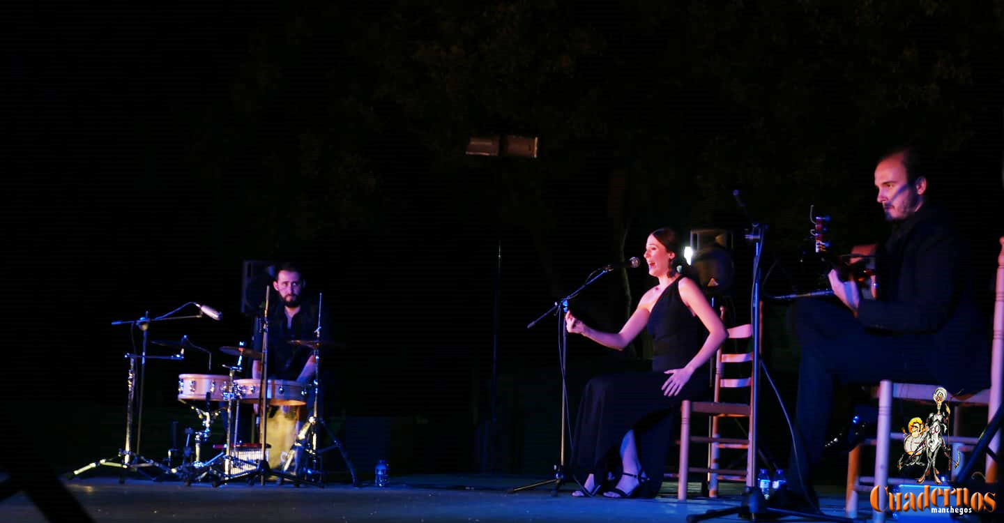 El espectáculo de música y danza AflamencArte” brilló ayer en los jardines del Parque de la Constitución