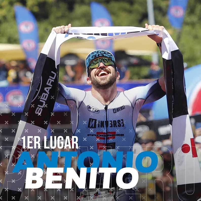 Antonio Benito López se corona campeón del Ironman de Pucón70.3