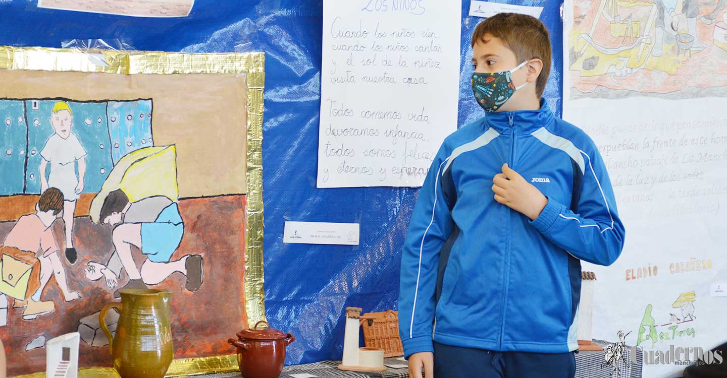 Antonio López y Eladio Cabañero son homenajeados en la Semana de las Artes del CEIP Félix Grande de Tomelloso