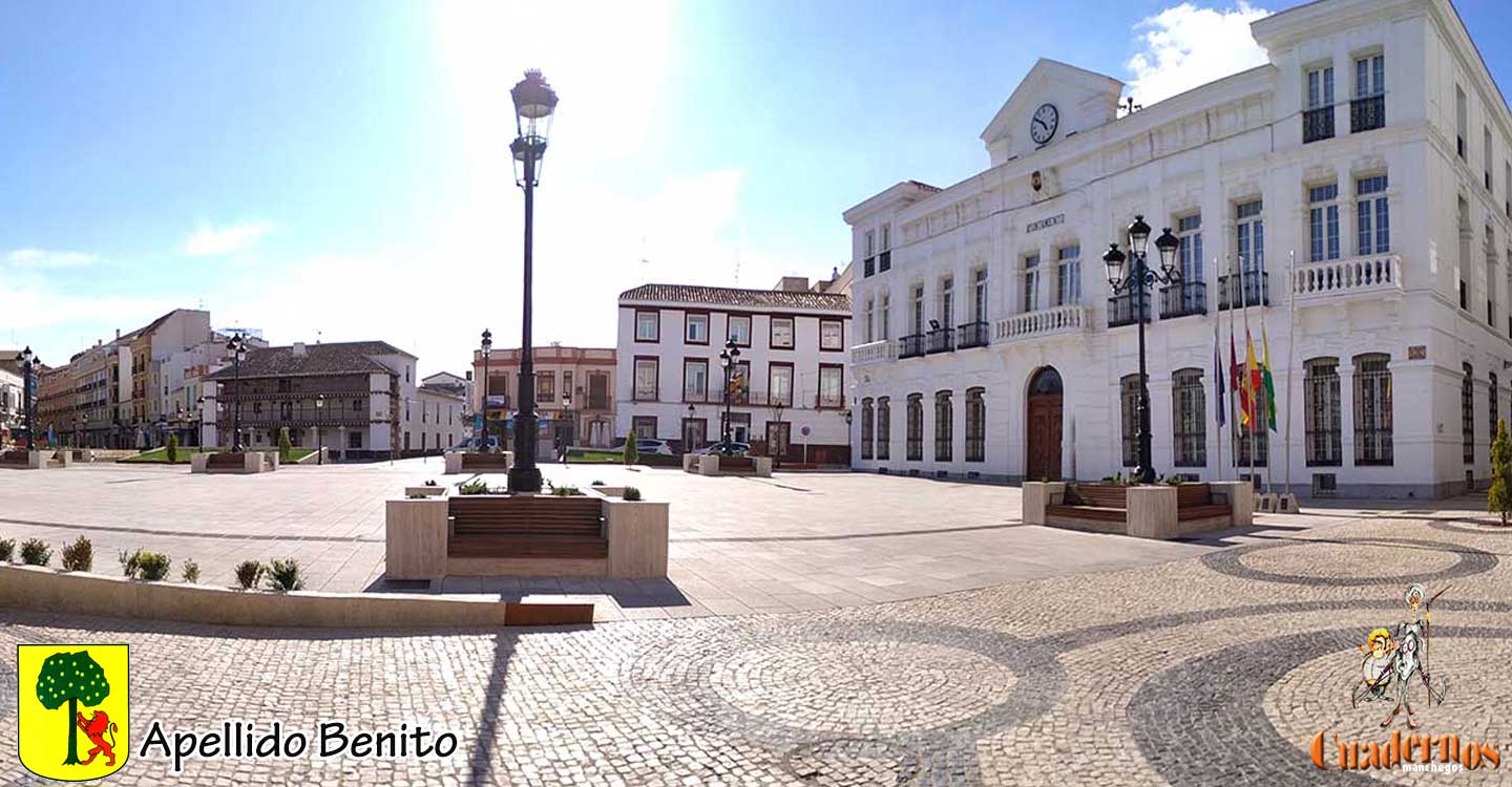 Apellidos en Tomelloso (XXVI): "Benito"