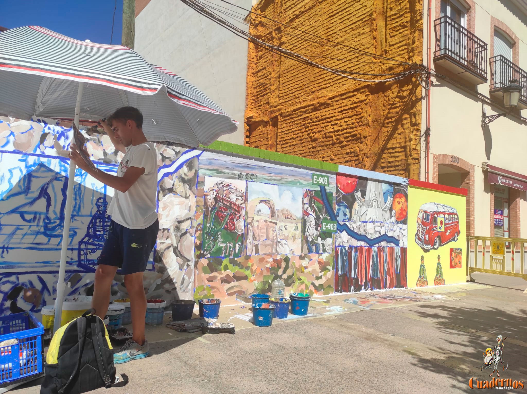 Nuevos trabajos de "Arte Urbano" en Tomelloso