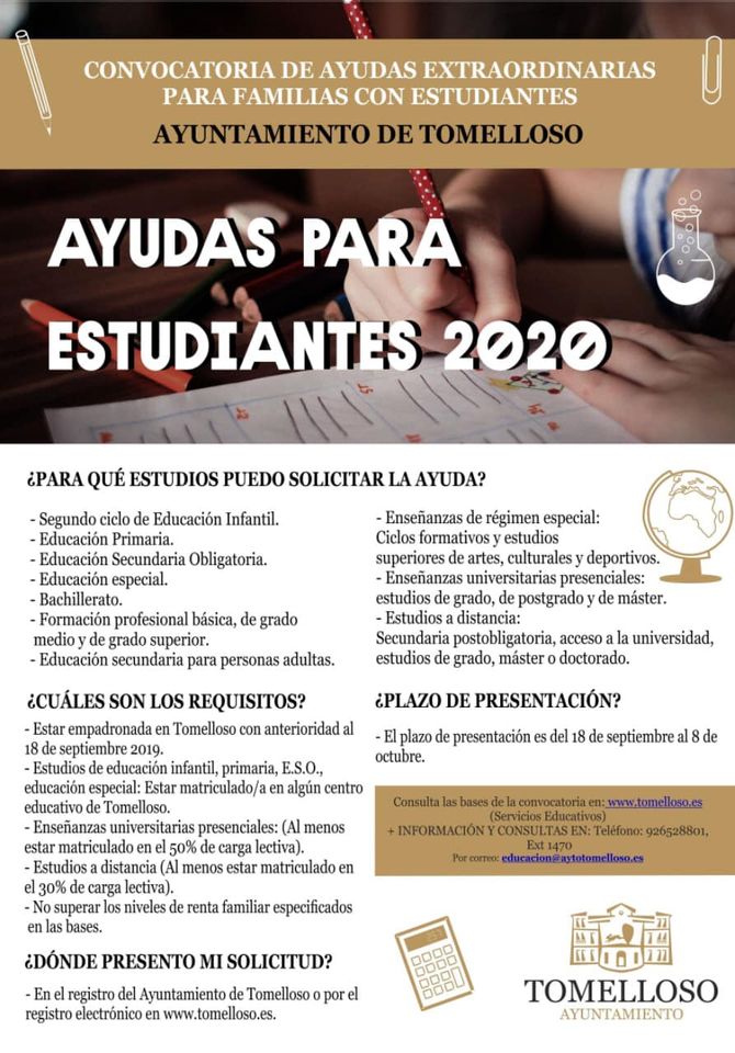 Ayudas Estudiantes Tomelloso