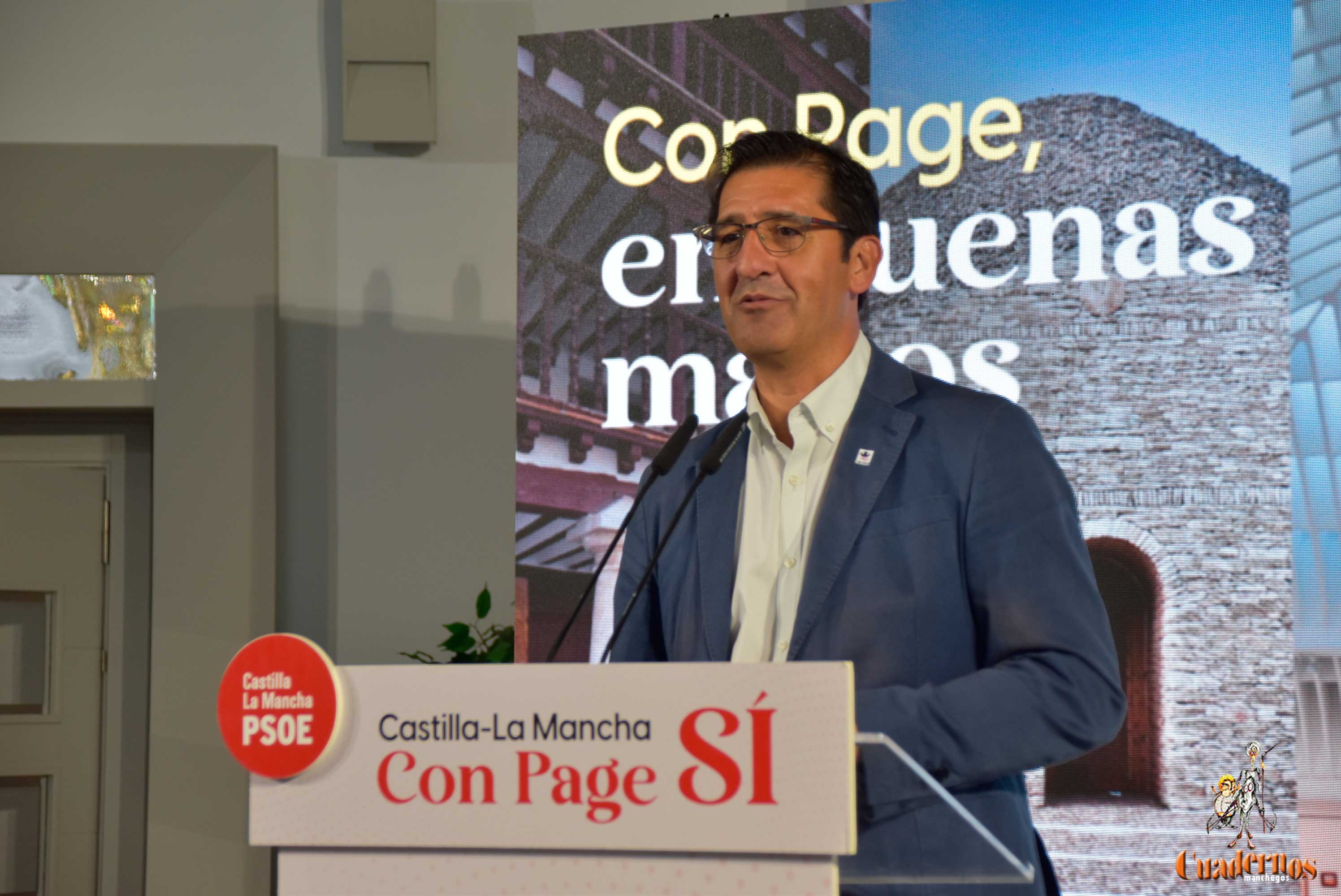 Caballero afirma en Tomelloso que: “el modelo ‘exclusivo’ que diferencia al PSOE es el de saber escuchar y comprometerse con esta tierra”