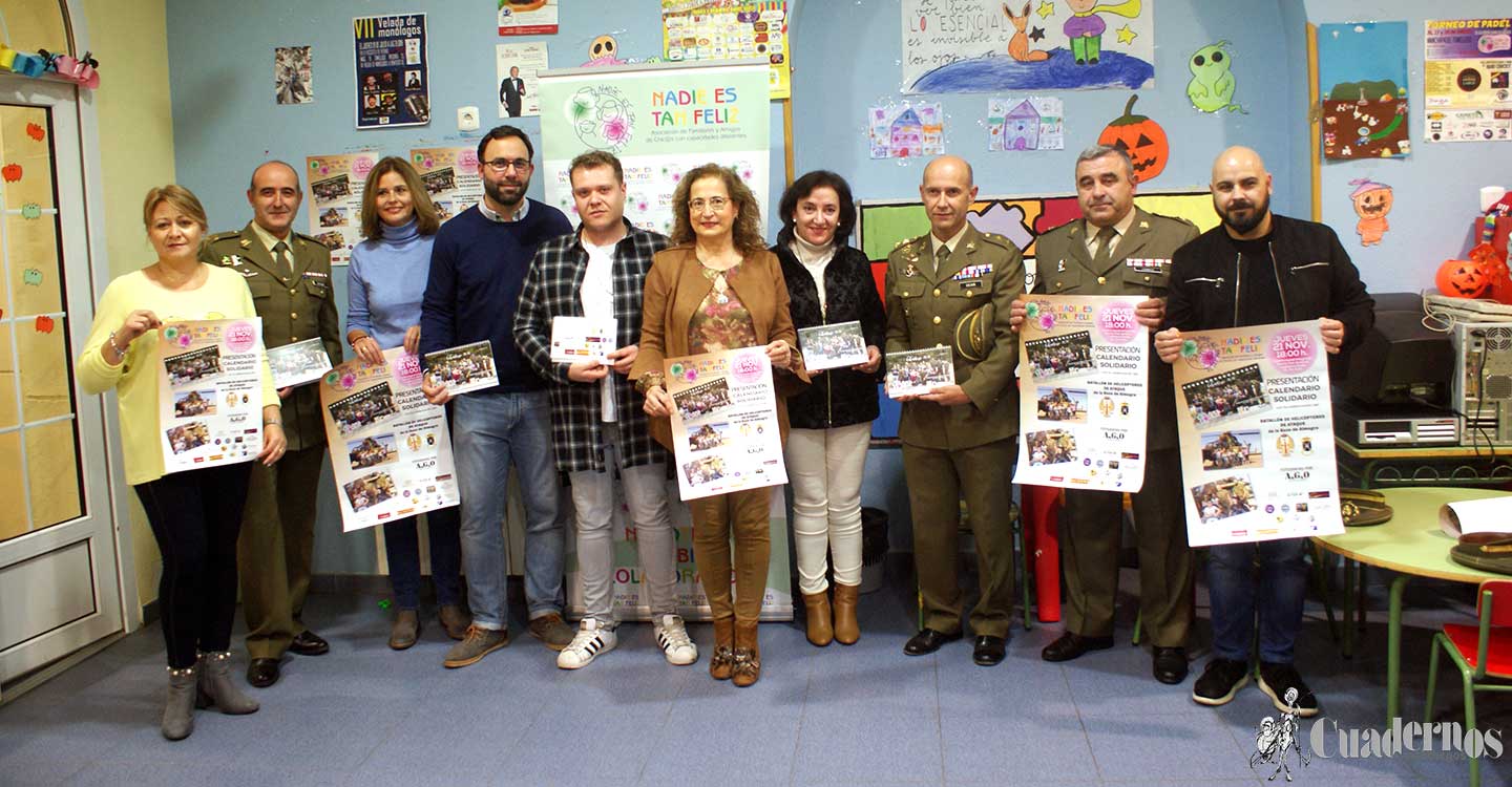 Presentado en su tercera edición el Calendario Solidario de la Ludoteca “Nadie es tan feliz” 