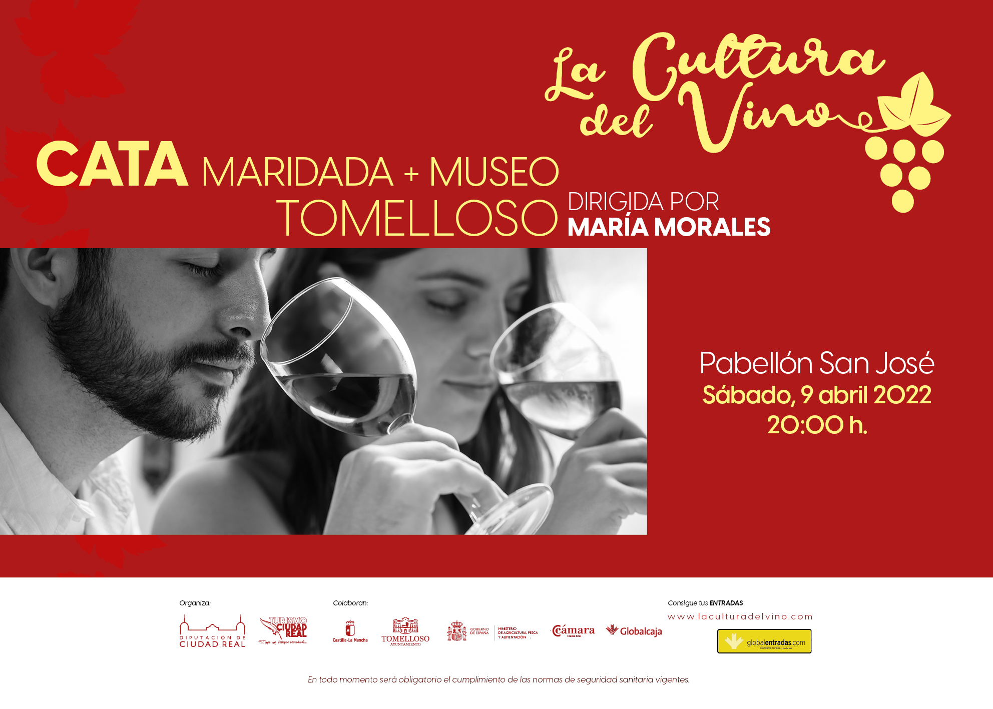 El pabellón San José de Tomelloso acogerá el sábado 9 de abril una cata dirigida por María Morales
