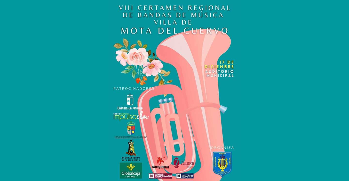 La banda de la A.M Santa Cecilia de Tomelloso participará en el VIII Certamen Regional de Bandas de Música Villa de Mota del Cuervo