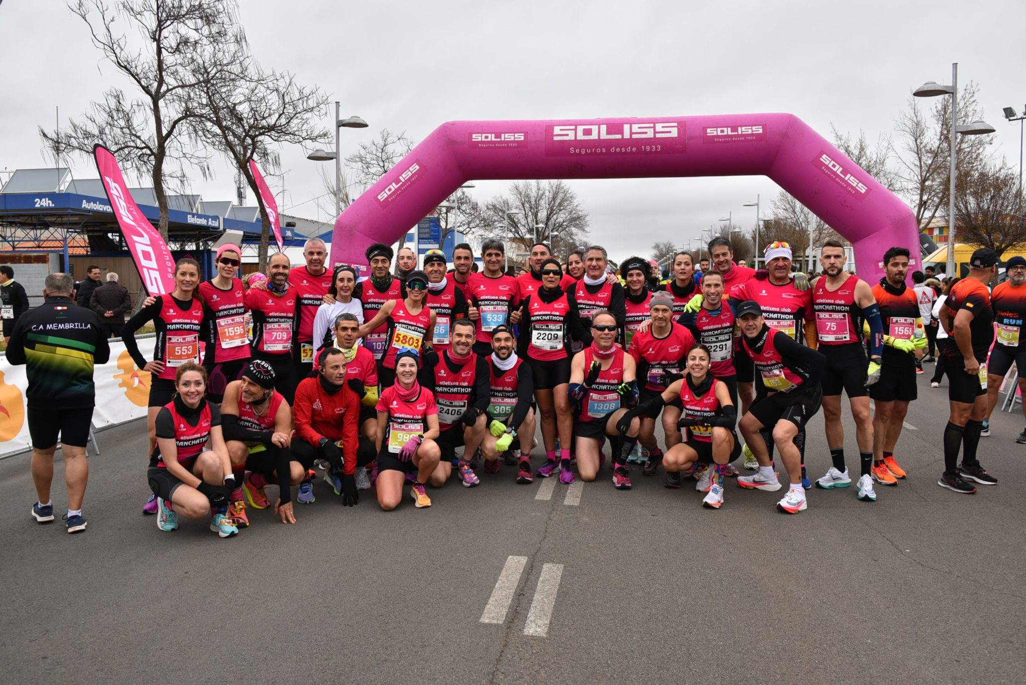 Gran participación del A.C. Manchathon en la XXVIII edición de la Muy Heroica Media Maratón y en la 10K «Ciudad de Valdepeñas»