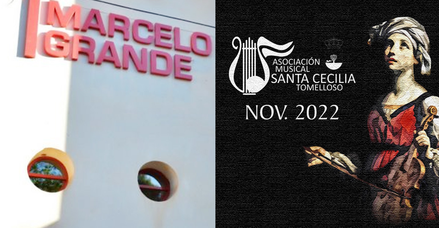 El próximo sábado, 19 de noviembre tendrá lugar el concierto de la Banda de la A.M. Santa Cecilia en honor a su patrona