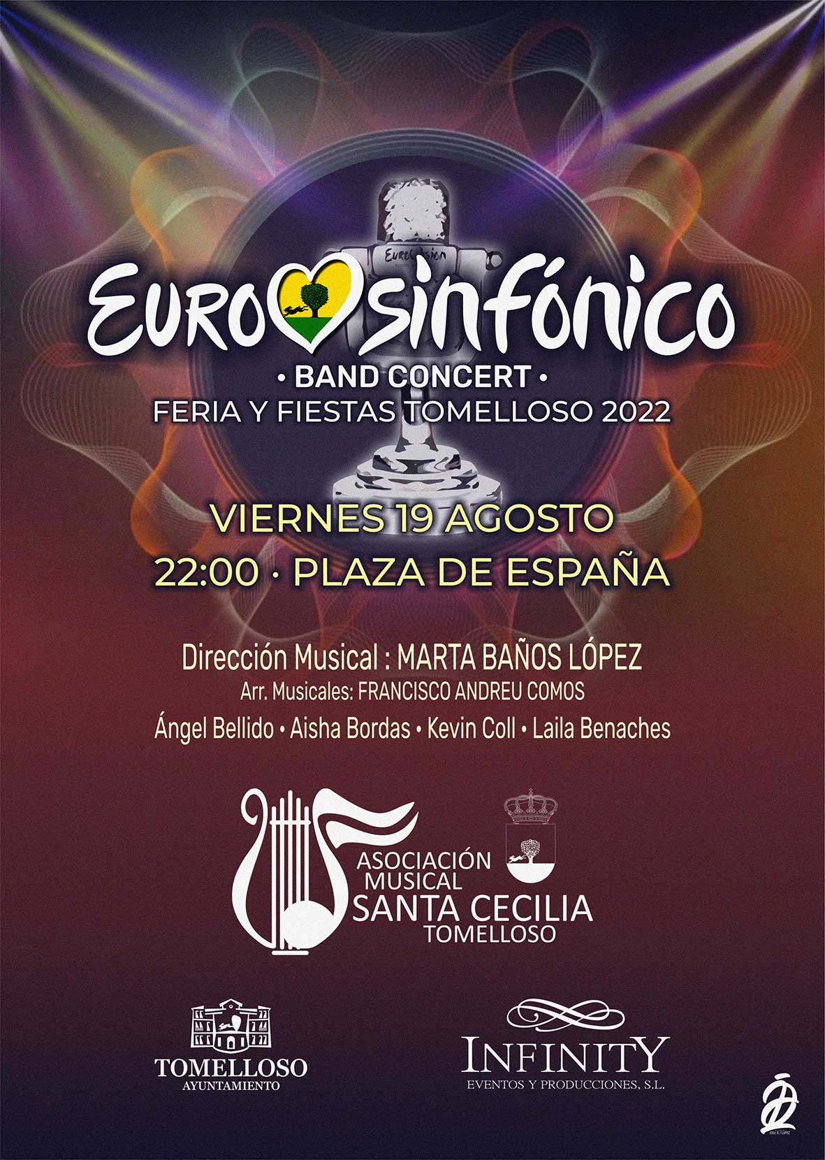 concierto AM Santa Cecilia Feria y Fiestas Tomelloso