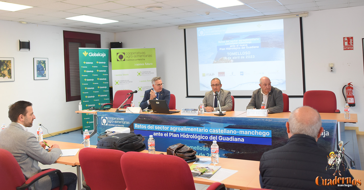 Cooperativas Agroalimentarias de Castilla-La Mancha organiza hoy unas jornadas en Tomelloso sobre los retos del sector agroalimentario ante el nuevo Plan Hidrológico del Guadiana