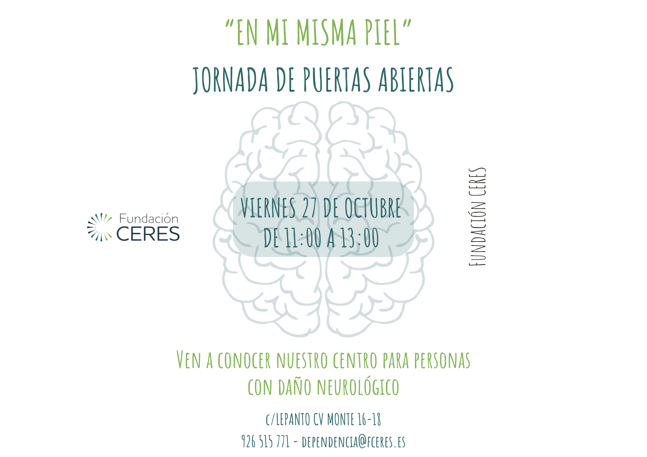 “En mi misma piel”: Campaña de Fundación CERES por el Día de Daño Cerebral Adquirido