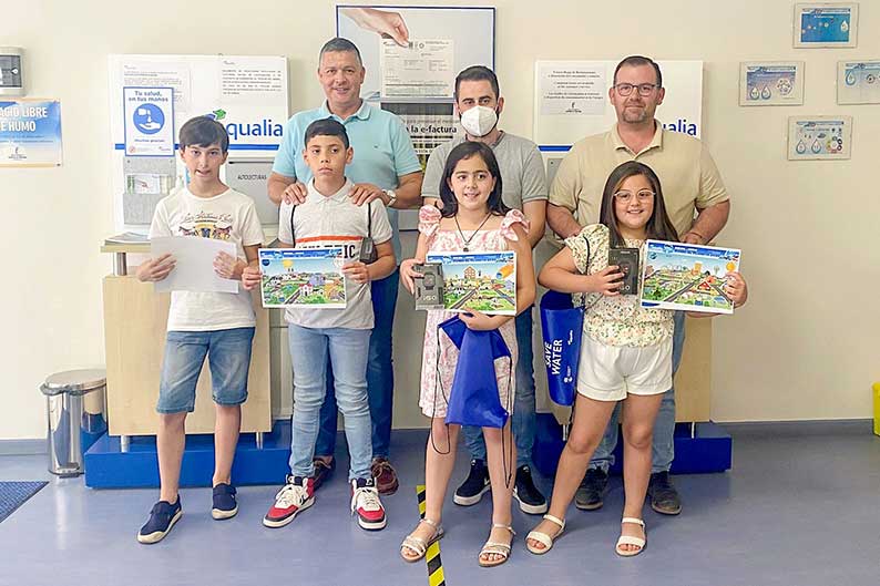 Entregados los premios del Concurso de Dibujo de Aqualia