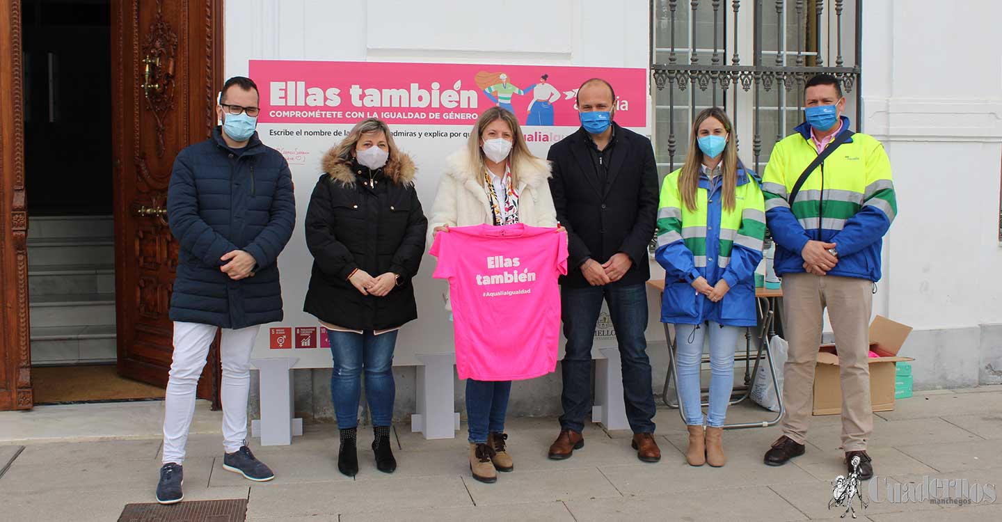 Escribe el nombre de la mujer que admiras y explica el por qué una iniciativa de Aqualia y Ayuntamiento de Tomelloso para conmemorar el Día Internacional de la Mujer