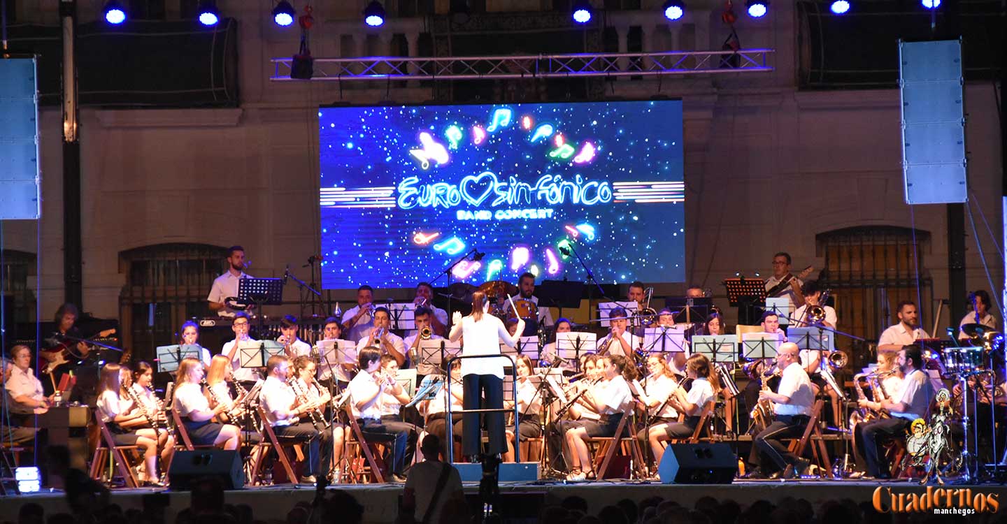 Eurovisión ha sido el verdadero protagonista del brillante concierto de Feria de la Asociación Musical Santa Cecilia