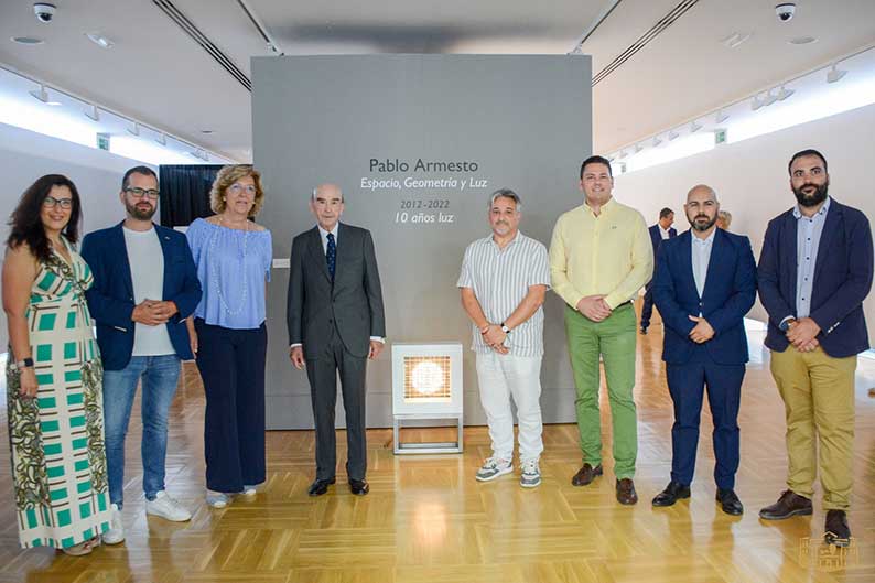 Pablo Armesta presenta en el Museo 'Infanta Elena' su exposición “Espacio, geometría y luz”
