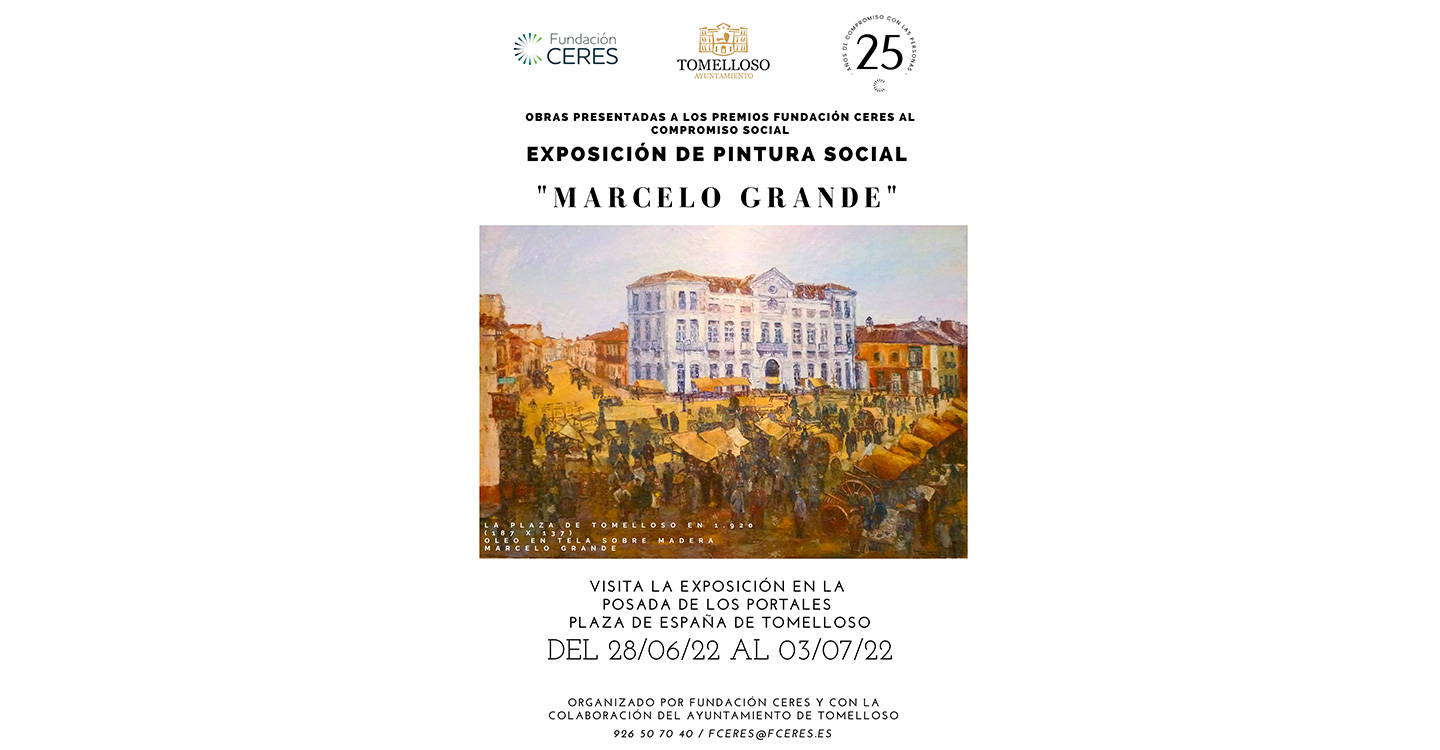 Exposición de pintura social con motivo del veinticinco aniversario de Fundación Ceres