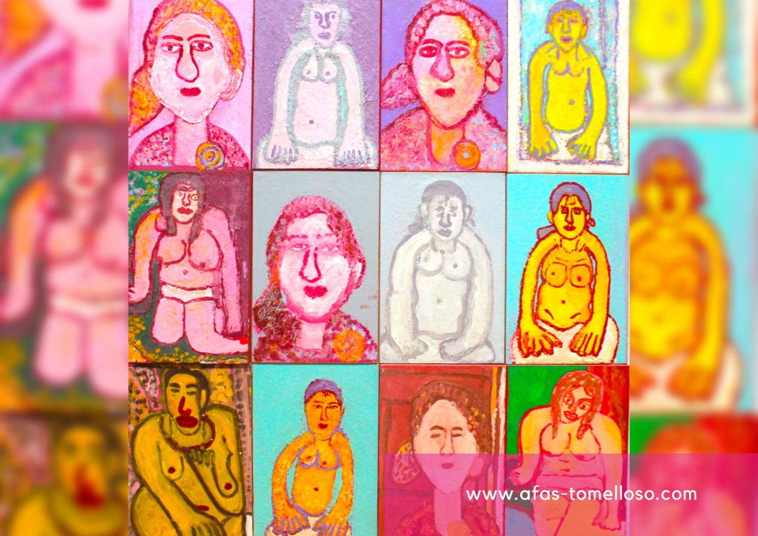 Antonio Madrid presenta su exposición de pintura “Mujeres que habitan en mi proceso creativo”