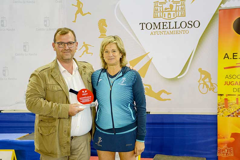 Finaliza  en Tomelloso un gran campeonato de España de Jugadores Veteranos de Tenis de Mesa
