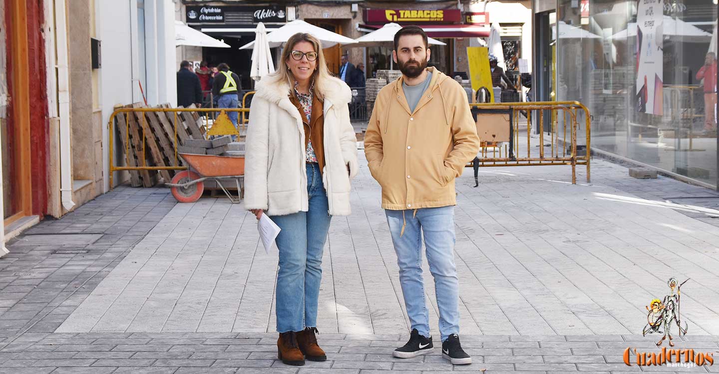 Las obras en la calle Galileo de Tomelloso finalizarán en breve