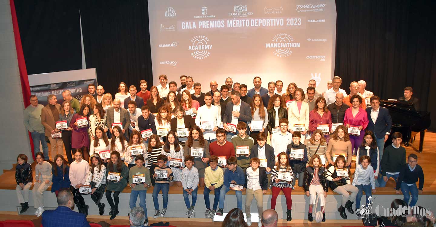 El A.C. Manchathon celebra a lo grande su Gala de Premios al Mérito Deportivo en el Auditorio López Torres